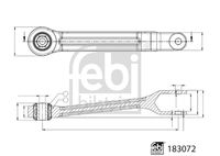 FEBI BILSTEIN 183072 - Travesaños/barras, estabilizador