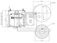 FEBI BILSTEIN 183440 - Fuelle, suspensión neumática