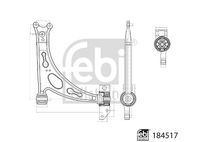 FEBI BILSTEIN 184517 - Barra oscilante, suspensión de ruedas