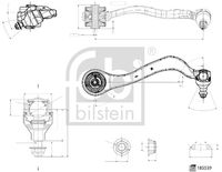 FEBI BILSTEIN 185539 - Barra oscilante, suspensión de ruedas