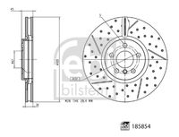 FEBI BILSTEIN 185854 - Disco de freno