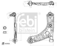 FEBI BILSTEIN 185903 - Barra oscilante, suspensión de ruedas