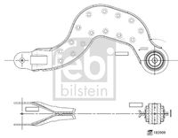 FEBI BILSTEIN 185909 - Barra oscilante, suspensión de ruedas