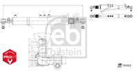 FEBI BILSTEIN 193503 - Cilindro de trabajo, dirección asistida