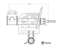 FEBI BILSTEIN 194160 - Amortiguador