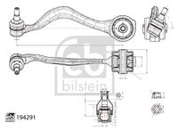 FEBI BILSTEIN 194291 - Barra oscilante, suspensión de ruedas