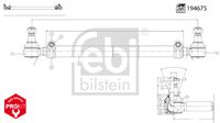 FEBI BILSTEIN 194675 - Barra de dirección