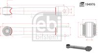 FEBI BILSTEIN 194976 - Travesaños/barras, estabilizador