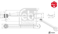 FEBI BILSTEIN 196489 - Travesaños/barras, estabilizador