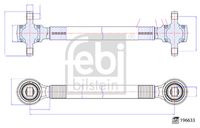 FEBI BILSTEIN 196633 - Barra oscilante, suspensión de ruedas