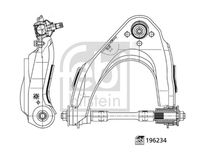 FEBI BILSTEIN 196234 - Barra oscilante, suspensión de ruedas