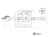 FEBI BILSTEIN 196237 - Articulación axial, barra de acoplamiento