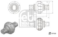 FEBI BILSTEIN 197426 - Kit de reparación, tirante guía