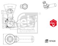 FEBI BILSTEIN 197428 - Junta angular, biela de dirección