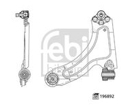 FEBI BILSTEIN 196892 - Barra oscilante, suspensión de ruedas