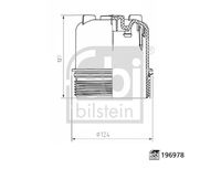 FEBI BILSTEIN 196978 - Tapa, filtro combustible