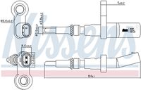 NISSENS 207017 - Sensor, temperatura del refrigerante