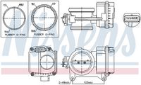 NISSENS 955096 - Cuerpo de mariposa