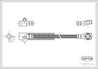 CORTECO 19032346 - Tubo flexible de frenos