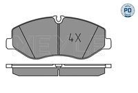 MEYLE 025 220 6221/PD - Juego de pastillas de freno