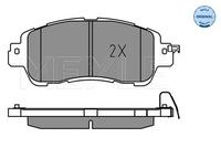 MEYLE 025 222 3515 - Juego de pastillas de freno