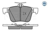 MEYLE 025 250 0916/PD - Juego de pastillas de freno