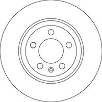 TRW DF4624 - Disco de freno