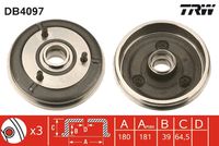 TRW DB4097 - Tambor de freno