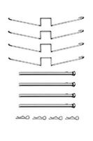 TRW PFK358 - Kit de accesorios, pastillas de frenos