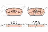TRW GDB2266 - Juego de pastillas de freno