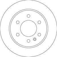 TRW DF6596S - Disco de freno