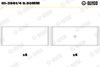 GLYCO 01-3961/4 0.50MM - Cojinete de biela