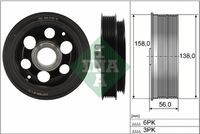 Schaeffler INA 544 0180 10 - Polea, cigüeñal