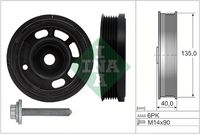 Schaeffler INA 544 0172 20 - Kit poleas, cigüeñal