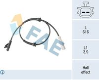 FAE 78677 - Sensor, revoluciones de la rueda