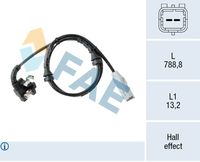 FAE 78662 - Sensor, revoluciones de la rueda