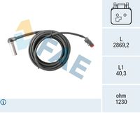 FAE 78682 - Sensor, revoluciones de la rueda