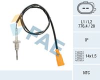 FAE 68608 - Sensor, temp. gas escape