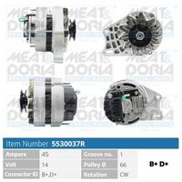 MEAT & DORIA 5530037R - Alternador