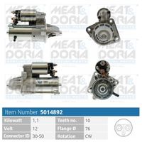 MEAT & DORIA 5014892 - Motor de arranque