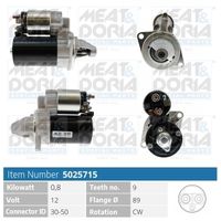 MEAT & DORIA 5025715 - Motor de arranque