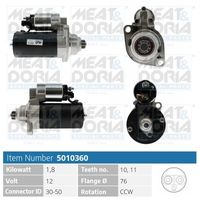 MEAT & DORIA 5010360 - Motor de arranque