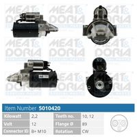 MEAT & DORIA 5010420 - Motor de arranque