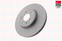 FAI AutoParts BD124 - Disco de freno