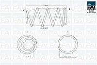 FAI AutoParts FPCS103 - Muelle de suspensión