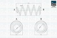 FAI AutoParts FPCS125 - Muelle de suspensión