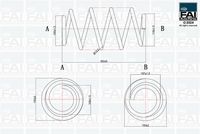 FAI AutoParts FPCS126 - Muelle de suspensión