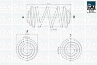 FAI AutoParts FPCS145 - Muelle de suspensión