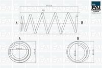 FAI AutoParts FPCS146 - Muelle de suspensión