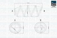 FAI AutoParts FPCS162 - Muelle de suspensión